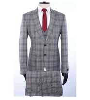 Jan Carlucci Slimfit Yelekli Drop 6 Takım-GRİ