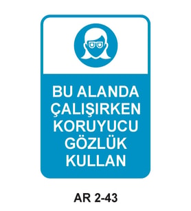 İŞ GÜVENLİĞİ UYARI LEVHASI 1 ADET PVC 21 X 29CM