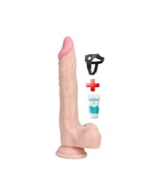 Yuan 21 Cm Kemerli Kayganlaştırıcılı Realistik Penis