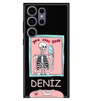 Samsung Galaxy S21 S22 S23 S24 S25 S26 Ultra Plus FE Kılıf İsim Yazılı Kişiye Özel - Model-32 (Çok Renkli)