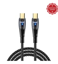 ScHitec 6A 60W Type-C to Type-C 1Metre Hızlı Data ve Şarj Kablosu Siyah YK250S