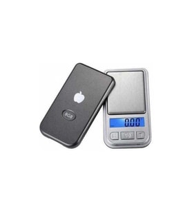 Hassas Cep Terazisi 200 Gram 0.01 Hassasiyet Müzik Çalar Elma Ipod Şeklinde Görünümlü Mini Tartı