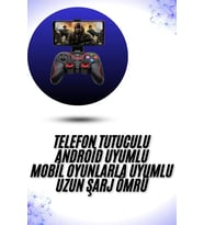 Yeni Nesil X3 Gamepad Android Uyumlu Telefon Tutucu Özellikli Joystick