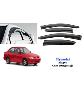 Hyundai Accent Admire Mugen Cam Kenar Rüzgarlığı 2001-2005