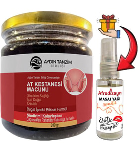 Atkestanesi Macunu 1 Kutu Aydın Tanzim Birliğinden 240 gr Macun + Çörek Otu Yağı 30 ml