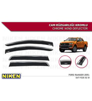 Ford Ranger Kromlu Cam Rüzgarlığı Niken 2015 Sonrası