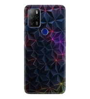 Omix X300 Kılıf Silikon Desen Renkli Prizmalar 1783