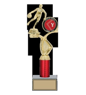ODAK KUPA - Figürlü Kupalar - Basketbol Kadın Figürlü Kupalar FG-016 C - 34 cm