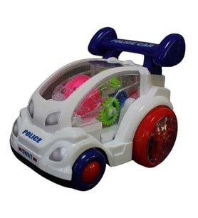 Ctoys IŞIKLI VE SESLİ 360 DÖNEBİLEN POLİS ARABASI