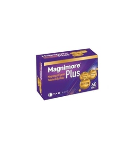 Tab Magnimore Plus 60 Magnezyum İçeren Takviye Edici Gıda