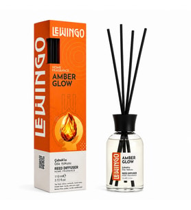 Amber Glow Bambu Çubuklu Oda Kokusu - 110 ml - Cam Şişe