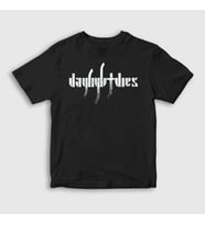 Presmono Unisex Çocuk Siyah Logo Daylight Dies T-Shirt 538847tt