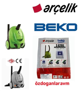 Arçelik Beko S 6260 BKS 1330 Sentetik Toz Torbası 5 Adet