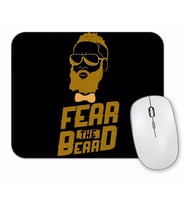 James Harden Fear  The  Beard Mouse Pad.jpg