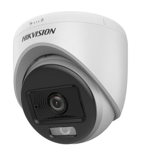 Hikvision TVI-AHD 2MP 2.8mm Sabit Lensli ColorVu IR Turret Dome Analog Kamera (DS-2CE70DF0T-LPFS) (4767)
