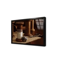 Makara Çerçeveli Cam Tablo