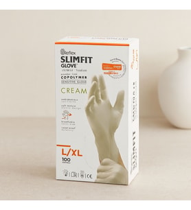 Northcity Pudrasız Slimfit Muayene Eldiveni L-XL Krem