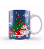Captain Underpants Around The Christmas Tree Kupa Bardak Porselen