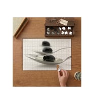 Kaşıktaki Zeytin - Zeytin Görselleri Tasarımı 240 parça Ahşap Puzzle Ahşap Kutuda MP01628
