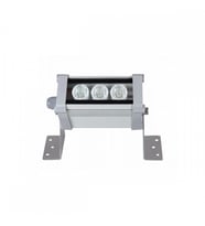 Sıva üstü Wallwasher lüks asil dekoratif ışık show gösteri aydınlatma dış duvar açık alan enerji tasarruflu tek renk Soğuk beyaz LED A-1001 12cm 3W