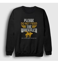 Presmono Unisex Siyah Don't Feed Ufc Mma Hediye Güreşçi Güreş Sweatshirt 496728tt