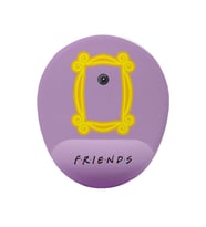 Friends Çerçeve Baskılı Bilek Destekli Kaymaz Buruşmaz Kırılmaz Mouse Pad (Çok Renkli)