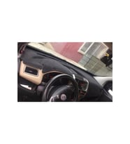 2009-2013 Modellerine Uygun Fiat Doblo Torpido Koruma Halısı Siyah Kenar Renk Siyah
