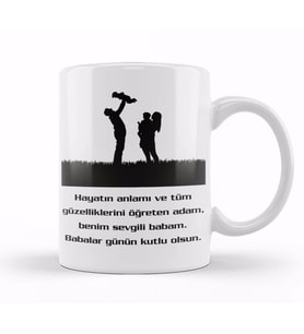 Babalar Günü Babaya Hediye 00117 Kupa Bardak Porselen