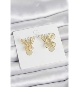 Füsun Küpesi Model Gold Renk Model Pirinç Kadın Küpe TJ-BKP11721