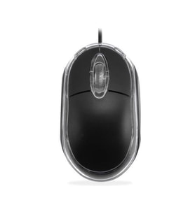 Everest KM-6809 Kablolu Mini Mouse, USB, Işıklı, Siyah