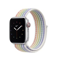 Apple Watch 42mm Uyumlu Kordon Hasır Örgü Cırt Cırtlı Terletmeyen Zore KRD-03 Kumaş Kayış