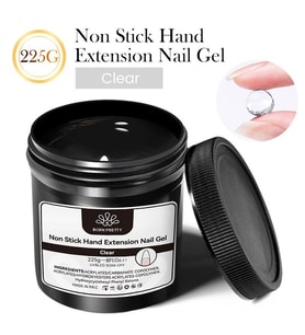 Born Pretty 225 gr Non stick Extension Gel Şeffaf Büyük boy - 225 gram 56030