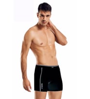 Namaldı 6 Adet Siyah Renk Biyeli Modal Boxer (Siyah)