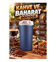 Paslanmaz Çelik Kahve ve Baharat Öğütücü – Kolay Kullanımlı Lezzet Makinesi 3000