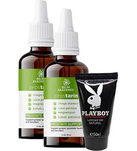 Playboylubricant 50ML KAYGANLAŞTIRICIJEL+2AD Prostarın Multiphaseprostatesupplement Dropprostat 30ML