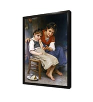 Anne ve Çocuk Çerçeveli Mdf Tablo