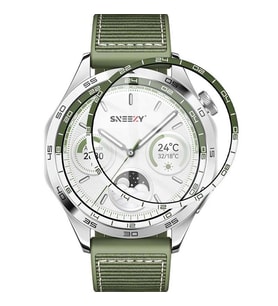Sneezy Huawei Gt4 46mm Yeşil İle Uyumlu Polymer Temperli Nano 0.5 mm Watch Ekran Koruyucu