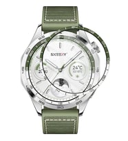 Sneezy Huawei Gt4 46mm Yeşil İle Uyumlu Polymer Temperli Nano 0.5 mm Watch Ekran Koruyucu (Şeffaf)