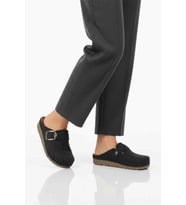 Ayakmod Camel Keçe Anatomik Kadın Ev Terliği K-117.005 Z (Siyah)