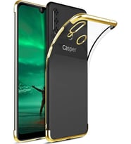 Casper Via F3 İnce Köşeleri Renkli Şeffaf Kaliteli Kılıf (Gold)