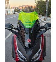 MOTOCAM Honda Forza 250 Ön Cam 2021-2026 Model 43cm Neon Sarı Renkli 4mm