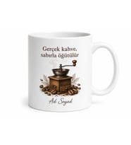 Kahve Çekirdeği Öğütenlere Taze Çekilmiş Espresso Kokusu Kupa Bardak Hediye