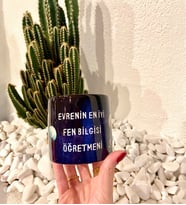 Kişiye Özel Tasarım Öğretmenlere Özel " Evrenin En Serisi" Lux Kupa