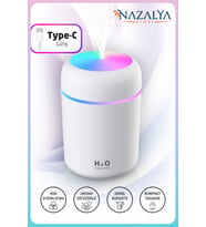 300 ml Ultrasonik LED Hava Nemlendirici ve Aroma Difüzörü