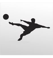 Folyo Sticker Futbol 20cm uzunluk