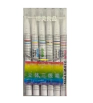 Yuguang Fineliner Renkli Kalem 3 Renk Uçlu Seti 6Lı