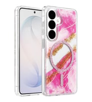 Northcity Onegif Samsung Galaxy S26 Uyumlu Lotus Simli Magsafe Kapak - Pembe