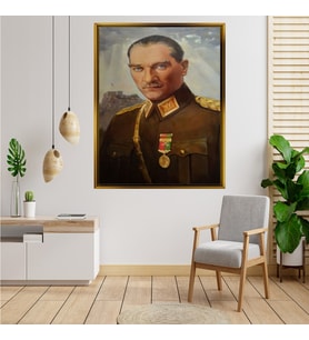 ÇERÇEVELİ ATATÜRK TABLO S114