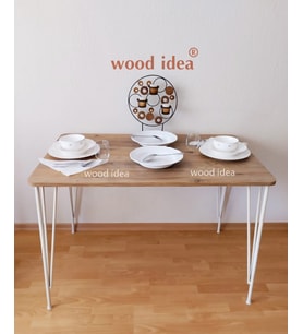wood idea 70 X 110 krem ayak  Mutfak Masası....yemek Masası...çalişma Masası