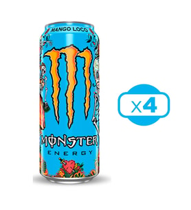 Monster Energy Enerji İçeceği Mango Loco 500 ml 4 lü